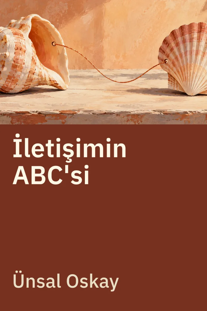 İletişimin ABC'si — Ünsal Oskay özgün kitap illüstrasyonu