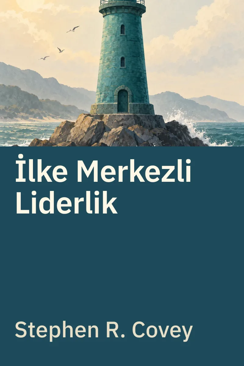 İlke Merkezli Liderlik — Stephen R. Covey özgün kitap illüstrasyonu