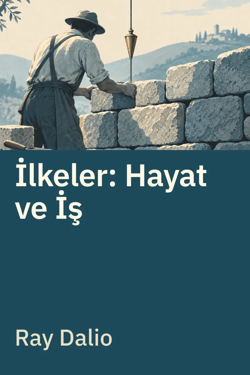 İlkeler: Hayat ve İş — Ray Dalio özgün kitap illüstrasyonu