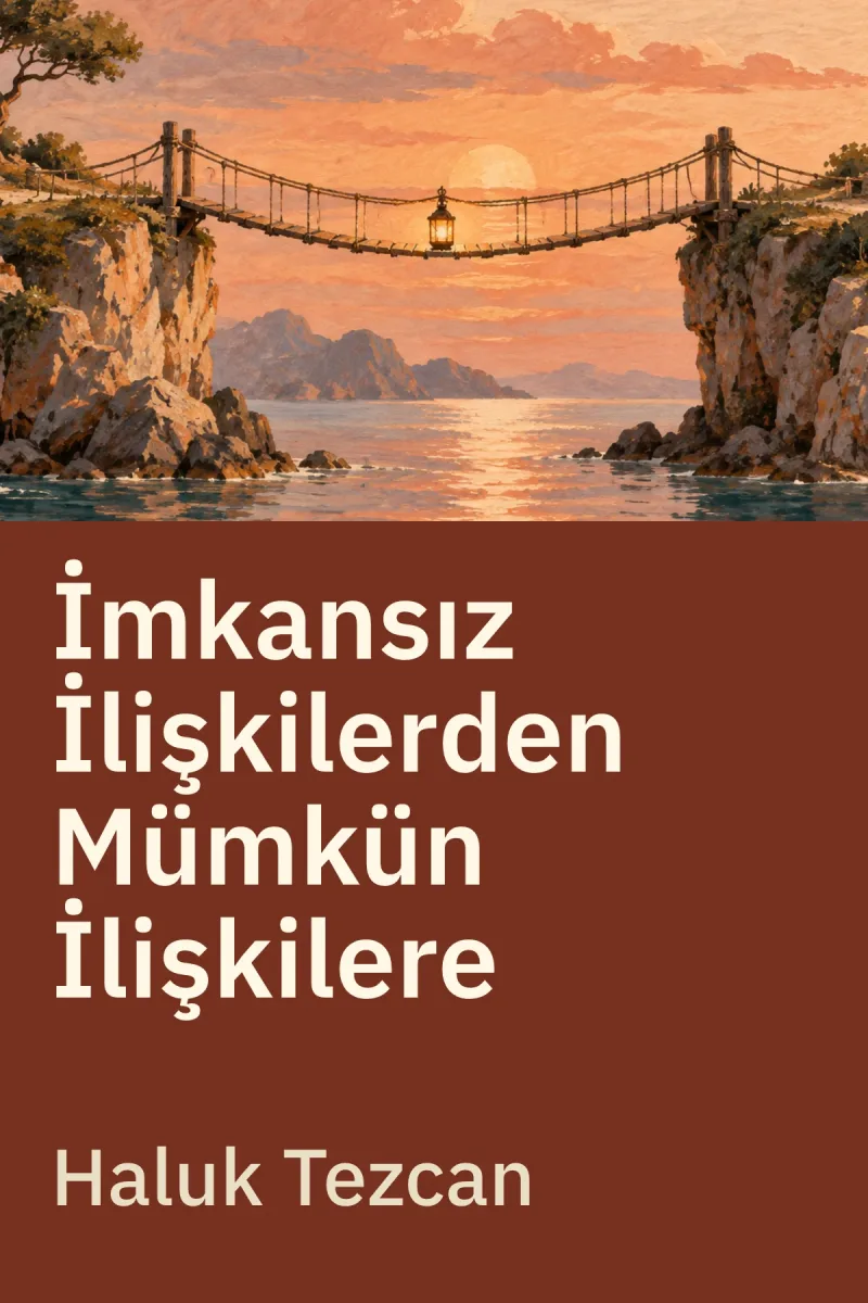 İmkansız İlişkilerden Mümkün İlişkilere — Haluk Tezcan özgün kitap illüstrasyonu