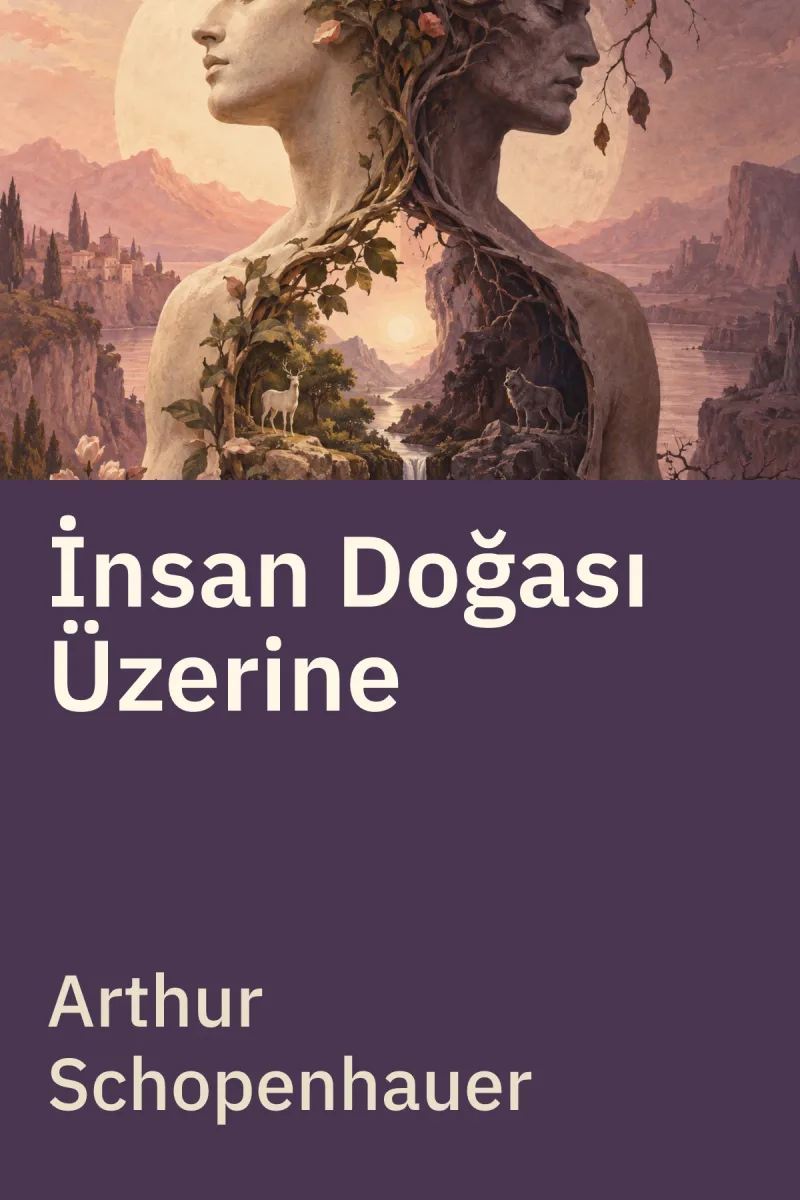 İnsan Doğası Üzerine — Arthur Schopenhauer özgün kitap illüstrasyonu