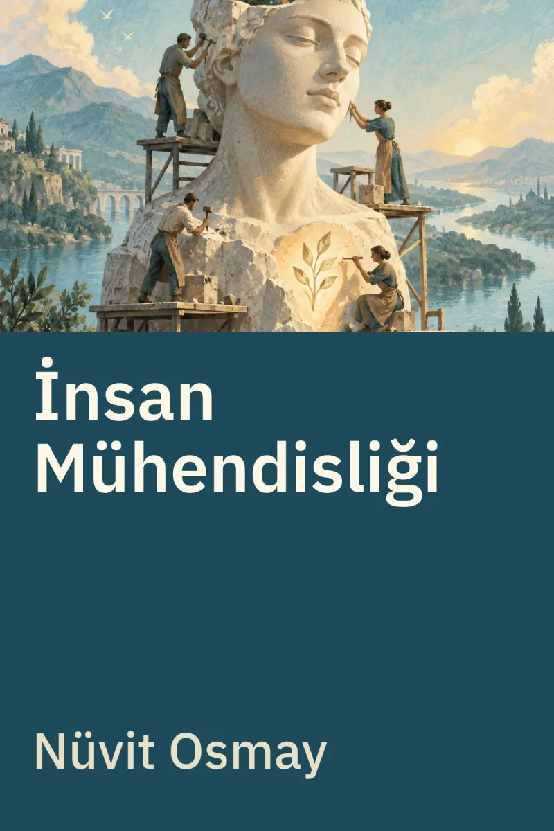 İnsan Mühendisliği — Nüvit Osmay özgün kitap illüstrasyonu