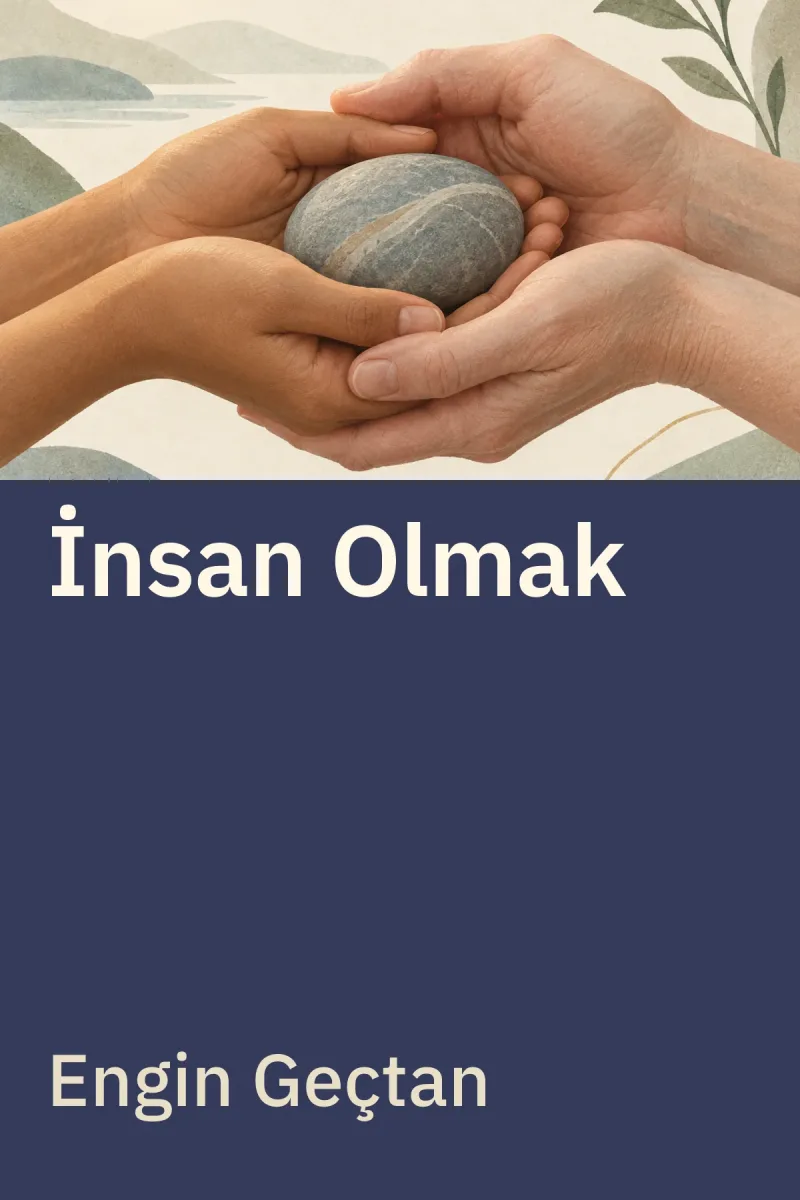 İnsan Olmak — Engin Geçtan özgün kitap illüstrasyonu