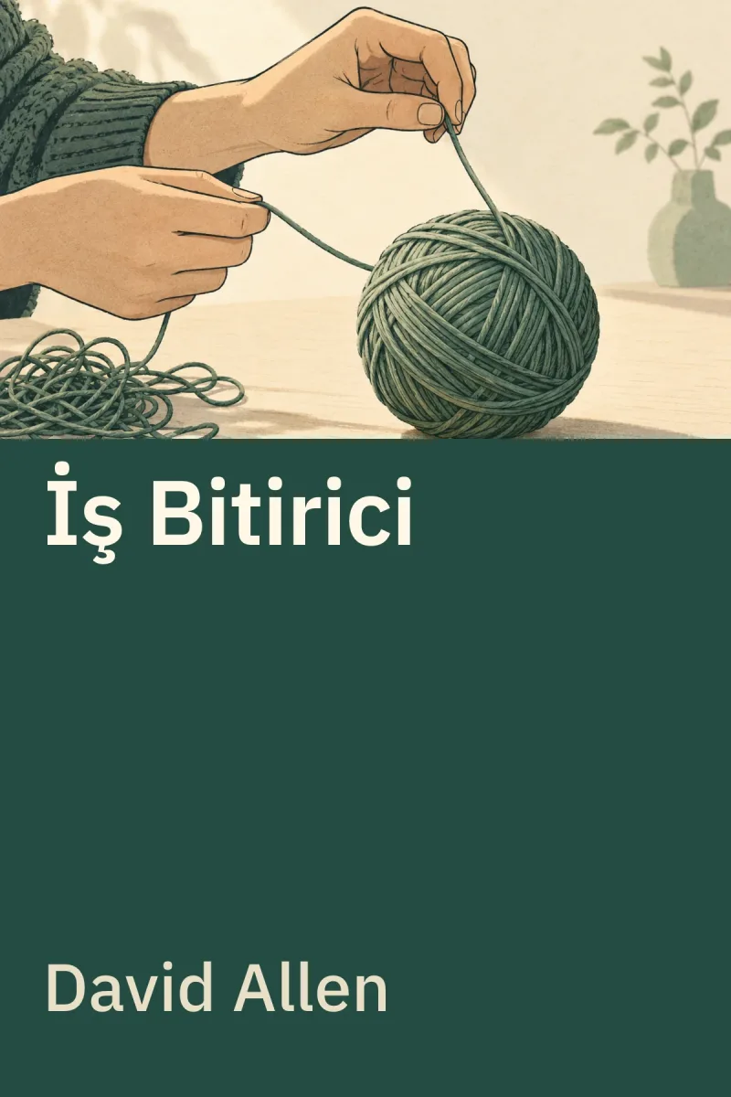 İş Bitirici — David Allen özgün kitap illüstrasyonu