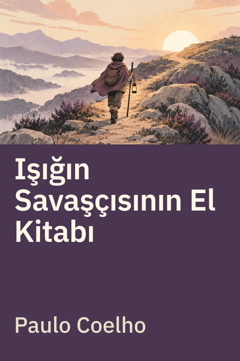 Işığın Savaşçısının El Kitabı — Paulo Coelho özgün kitap illüstrasyonu