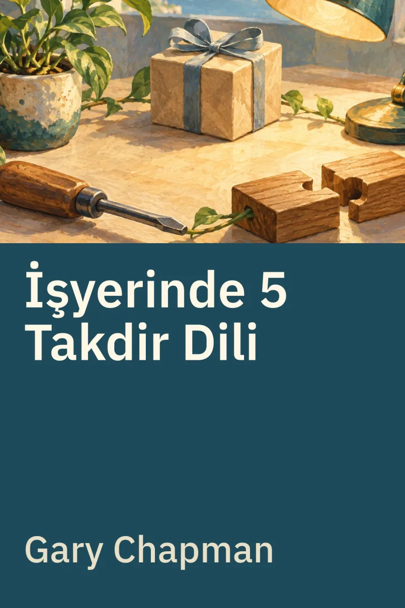 İşyerinde 5 Takdir Dili — Gary Chapman özgün kitap illüstrasyonu