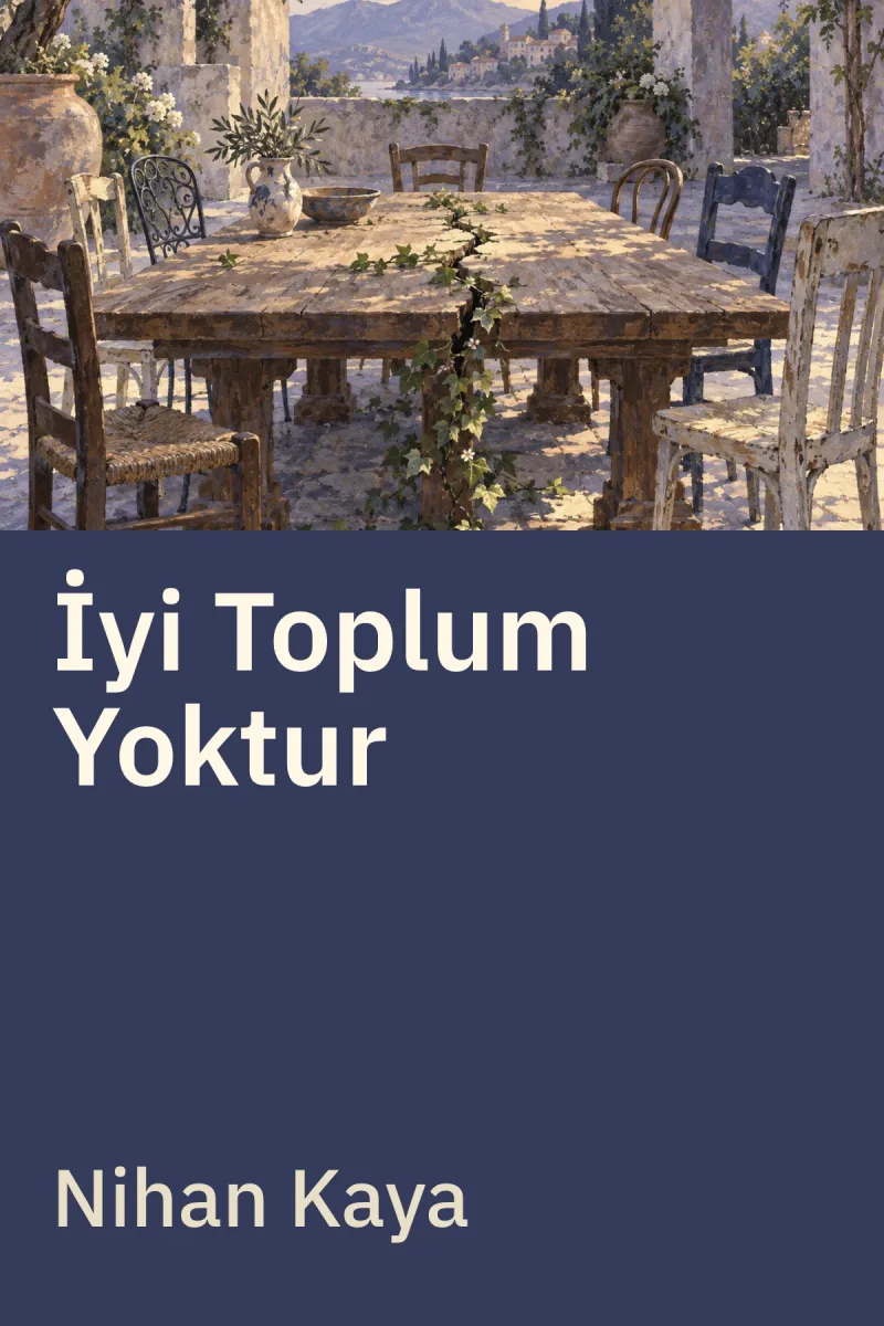 İyi Toplum Yoktur — Nihan Kaya özgün kitap illüstrasyonu