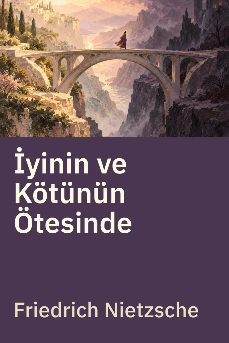 İyinin ve Kötünün Ötesinde — Friedrich Nietzsche özgün kitap illüstrasyonu