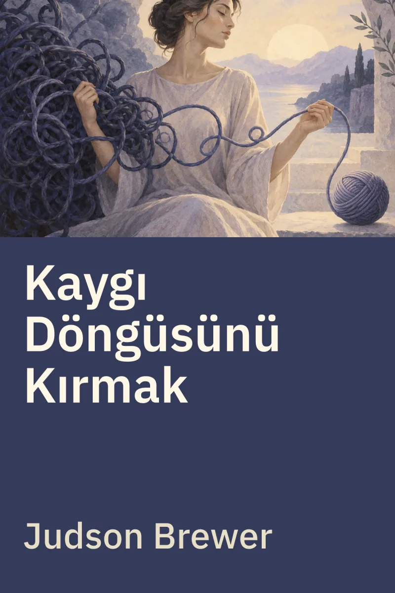 Kaygı Döngüsünü Kırmak — Judson Brewer özgün kitap illüstrasyonu