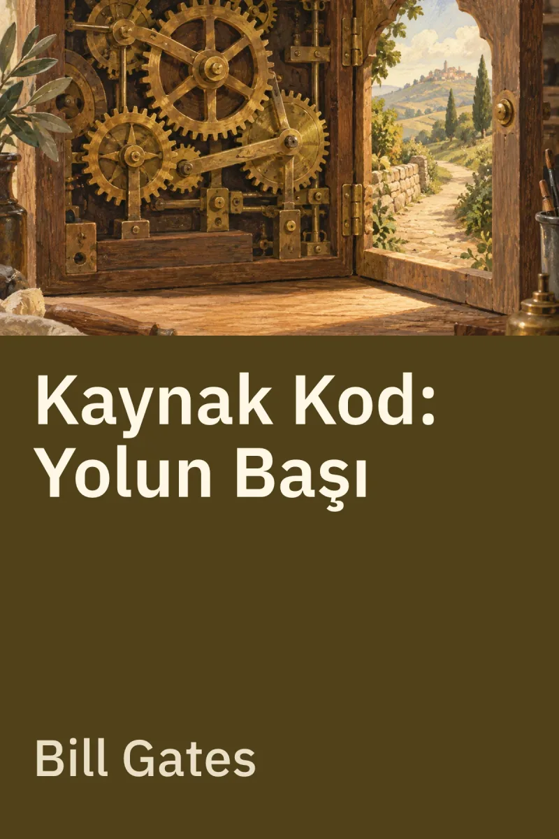 Kaynak Kod: Yolun Başı — Bill Gates özgün kitap illüstrasyonu