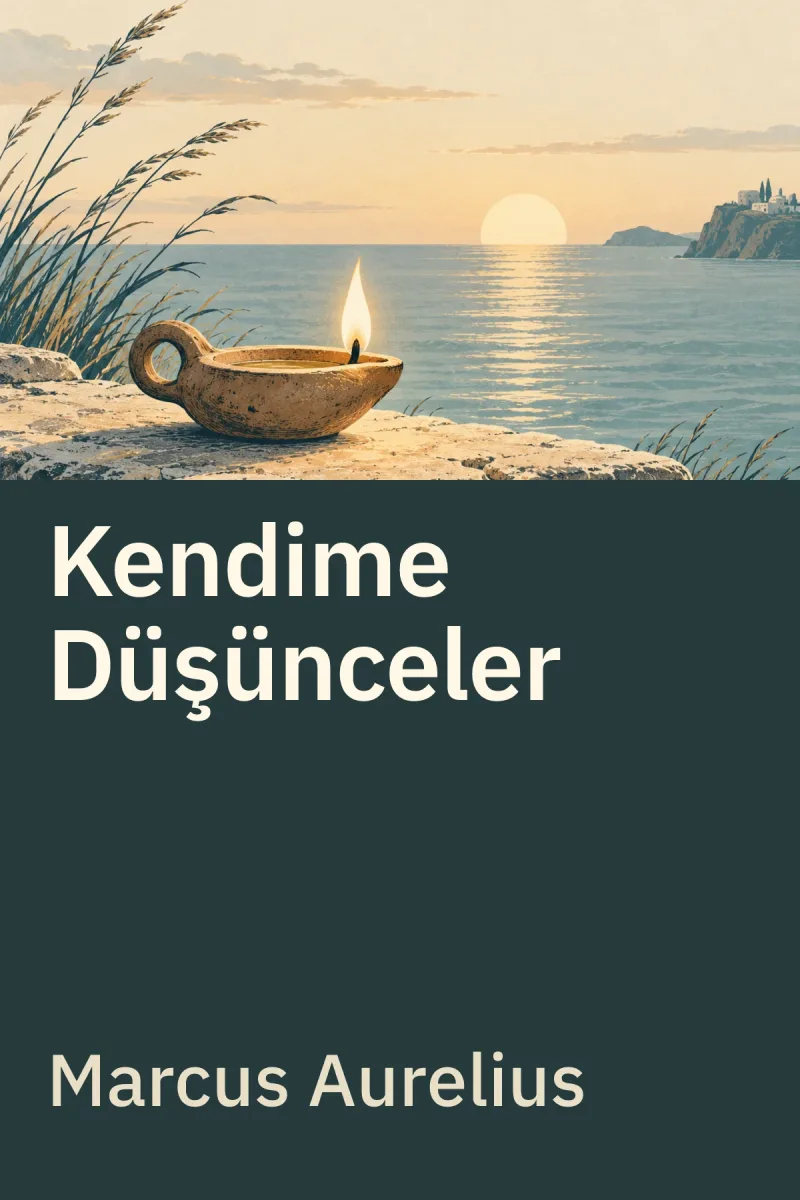 Kendime Düşünceler — Marcus Aurelius özgün kitap illüstrasyonu
