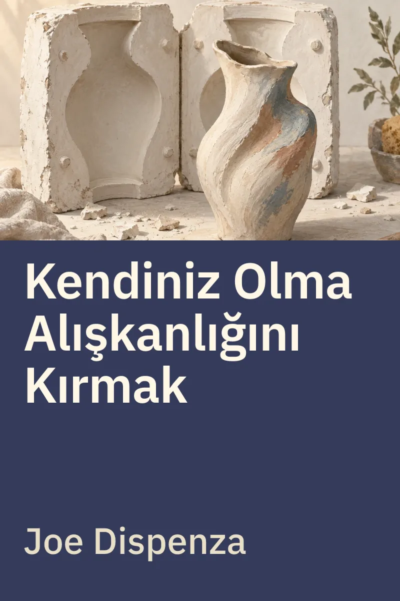 Kendiniz Olma Alışkanlığını Kırmak: Zihninizi Yeniden Programlayın — Joe Dispenza özgün kitap illüstrasyonu