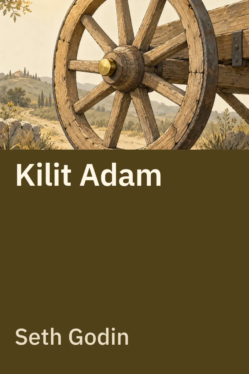 Kilit Adam — Seth Godin özgün kitap illüstrasyonu