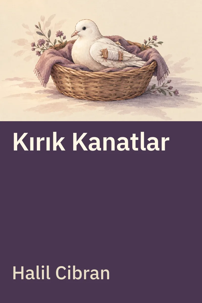 Kırık Kanatlar — Halil Cibran özgün kitap illüstrasyonu