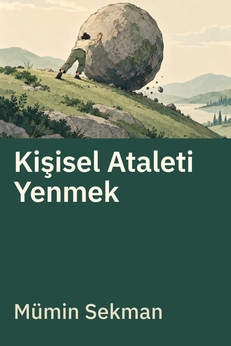 Kişisel Ataleti Yenmek — Mümin Sekman özgün kitap illüstrasyonu