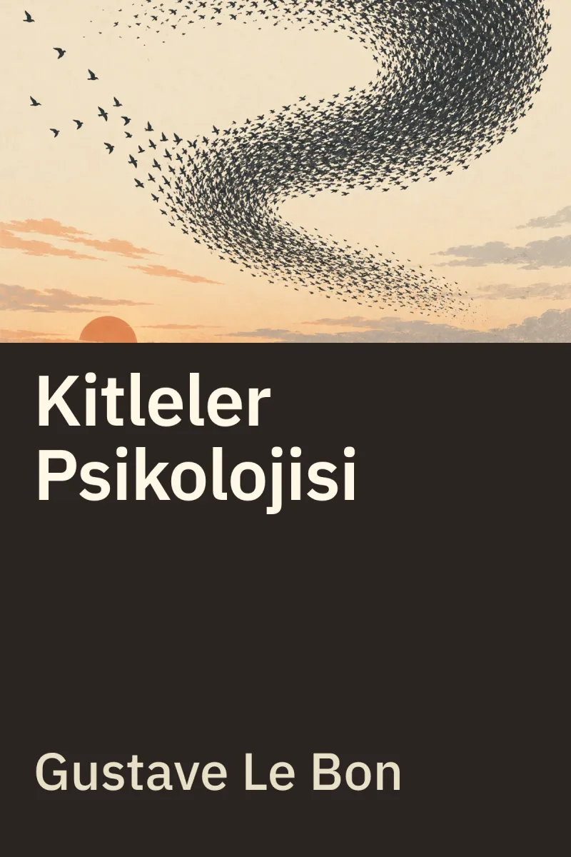 Kitleler Psikolojisi — Gustave Le Bon özgün kitap illüstrasyonu