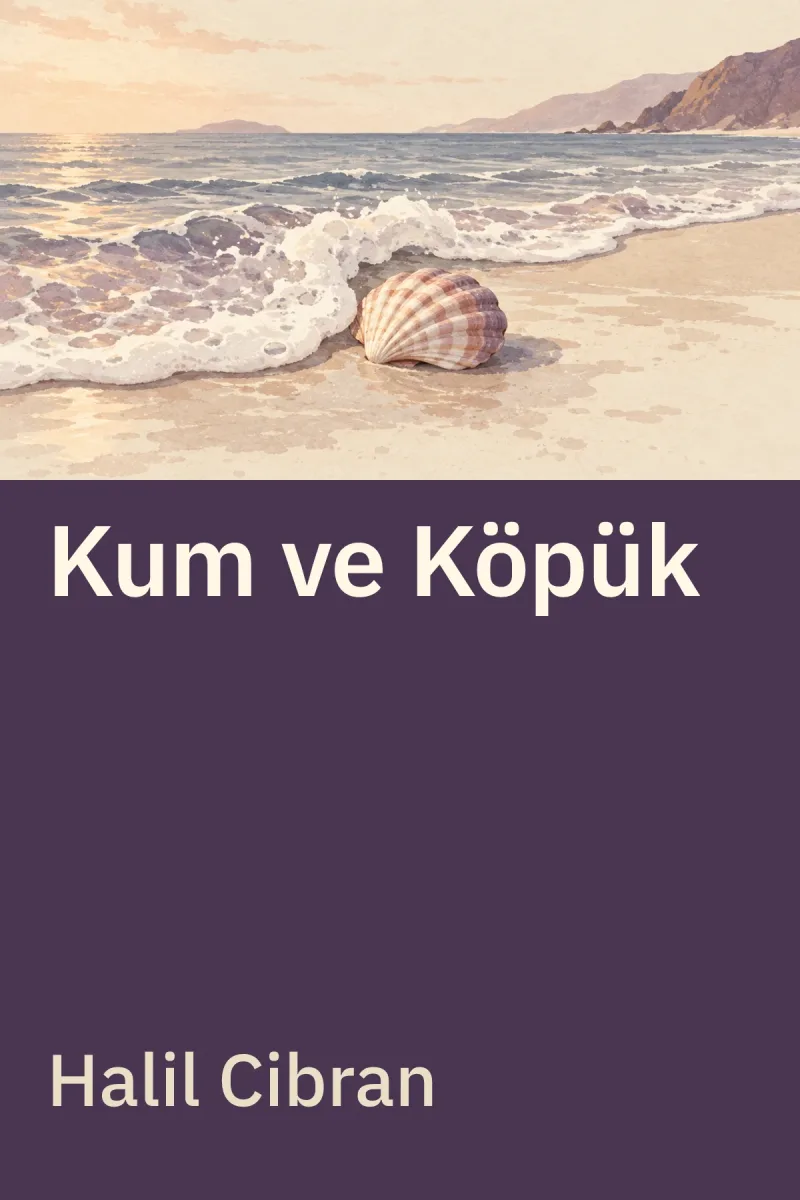 Kum ve Köpük — Halil Cibran özgün kitap illüstrasyonu