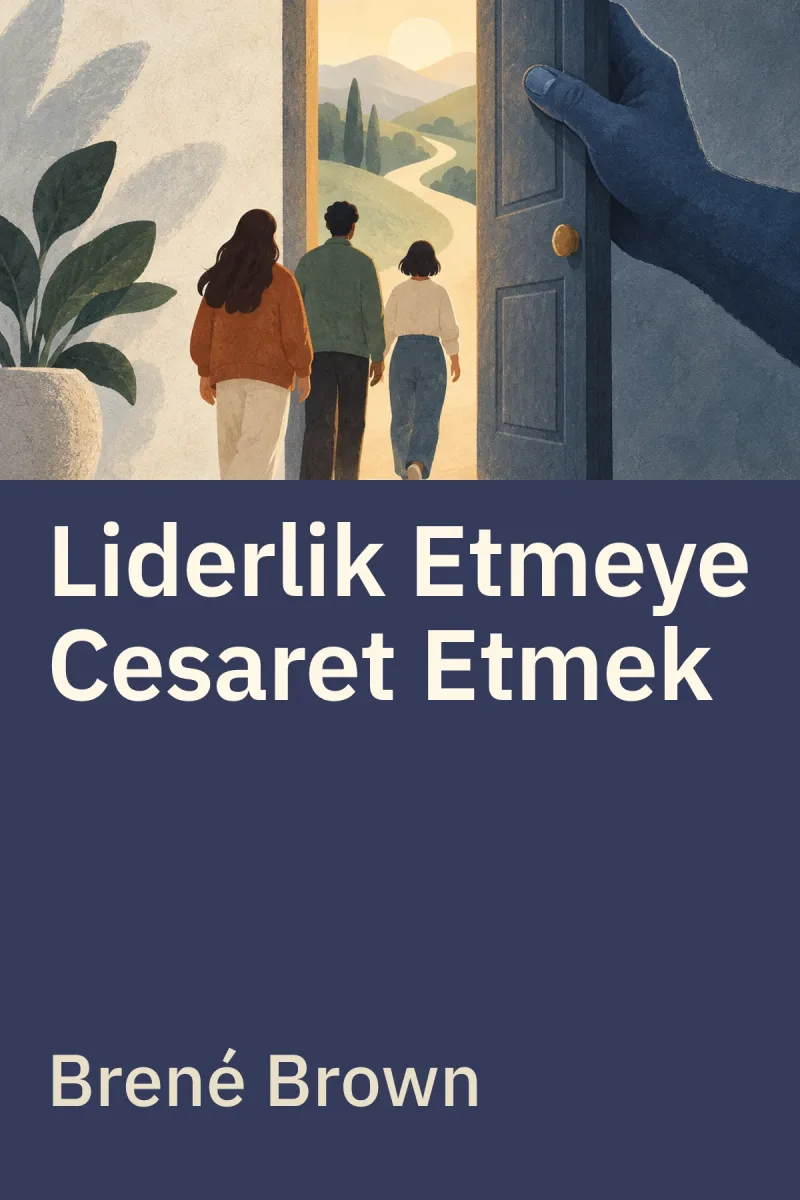 Liderlik Etmeye Cesaret Etmek: Cesur İşler Zorlu Sohbetler — Brené Brown özgün kitap illüstrasyonu