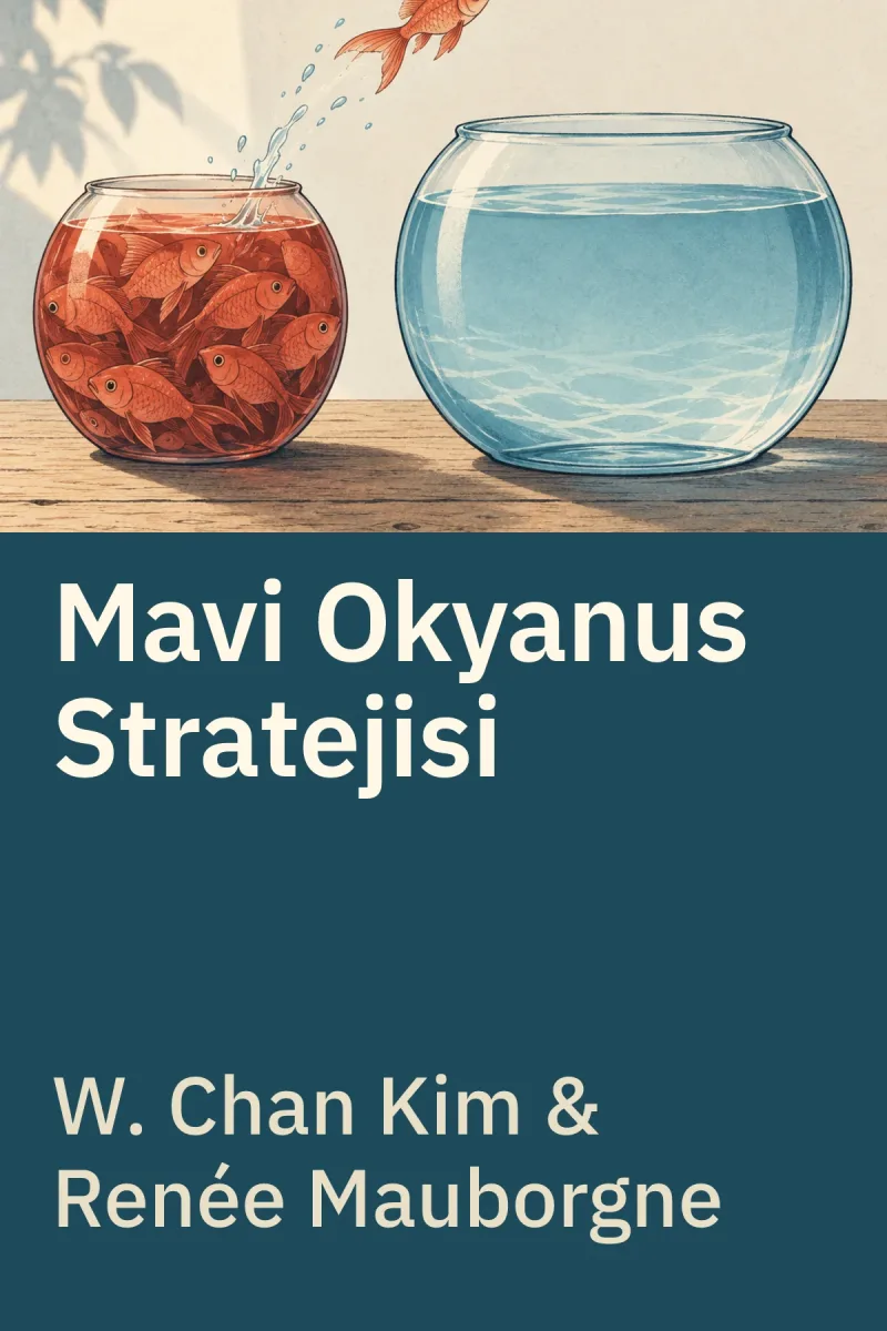 Mavi Okyanus Stratejisi — W. Chan Kim, Renée Mauborgne özgün kitap illüstrasyonu