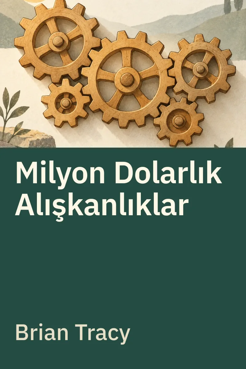 Milyon Dolarlık Alışkanlıklar — Brian Tracy özgün kitap illüstrasyonu