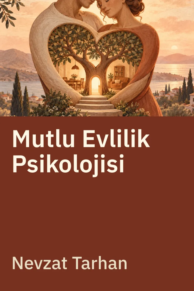 Mutlu Evlilik Psikolojisi — Nevzat Tarhan özgün kitap illüstrasyonu