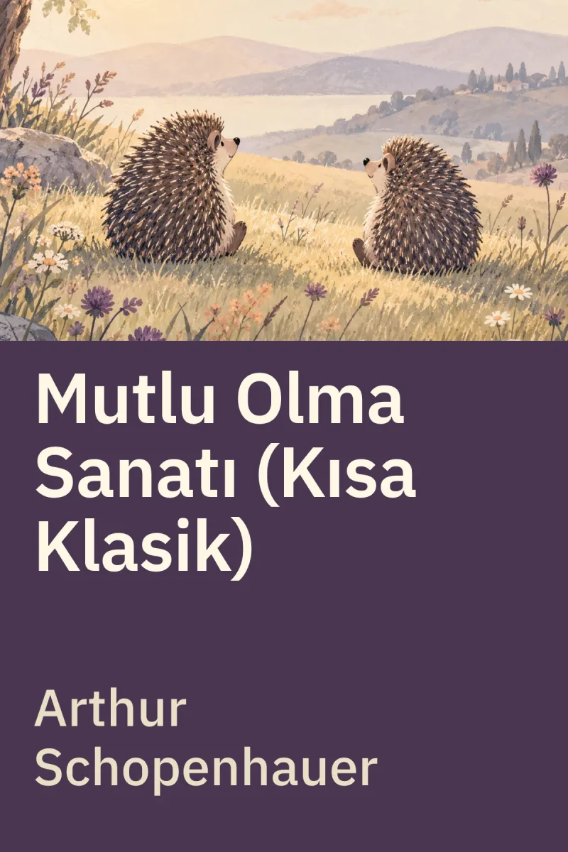 Mutlu Olma Sanatı (Kısa Klasik) — Arthur Schopenhauer özgün kitap illüstrasyonu