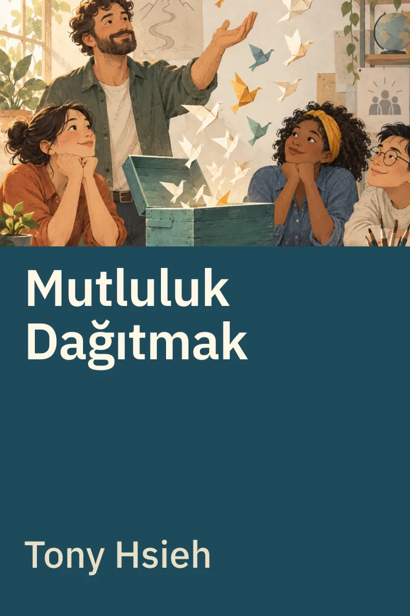 Mutluluk Dağıtmak — Tony Hsieh özgün kitap illüstrasyonu