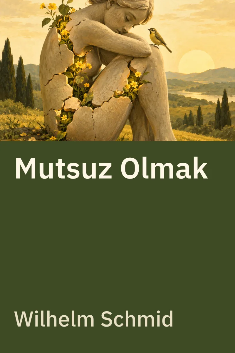 Mutsuz Olmak — Wilhelm Schmid özgün kitap illüstrasyonu