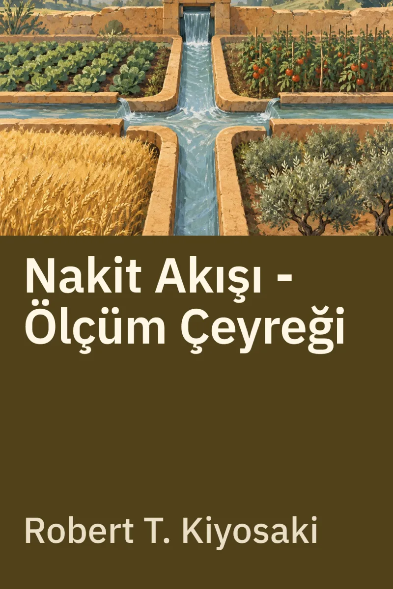 Nakit Akışı - Ölçüm Çeyreği — Robert T. Kiyosaki özgün kitap illüstrasyonu