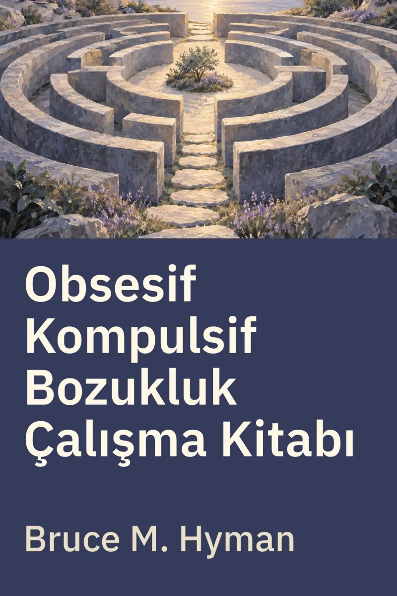 Obsesif Kompulsif Bozukluk Çalışma Kitabı — Bruce M. Hyman özgün kitap illüstrasyonu