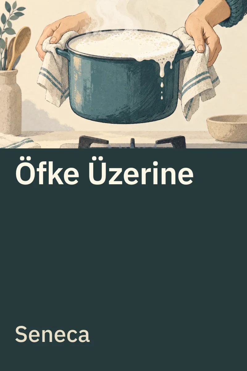 Öfke Üzerine — Seneca özgün kitap illüstrasyonu