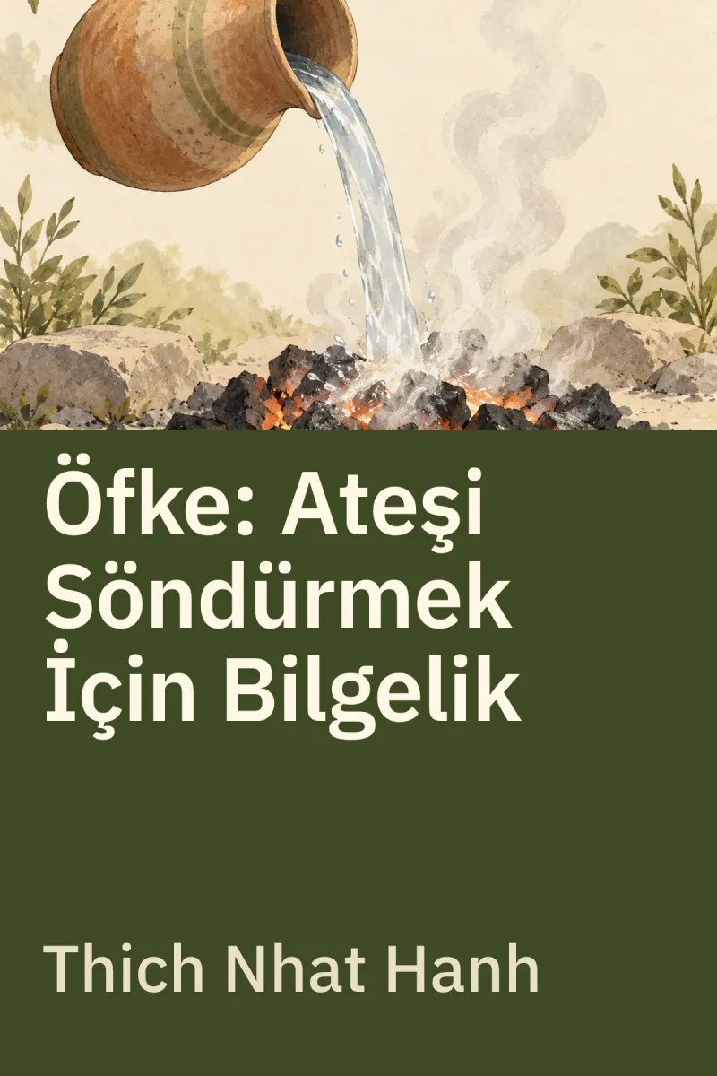 Öfke: Ateşi Söndürmek İçin Bilgelik — Thich Nhat Hanh özgün kitap illüstrasyonu