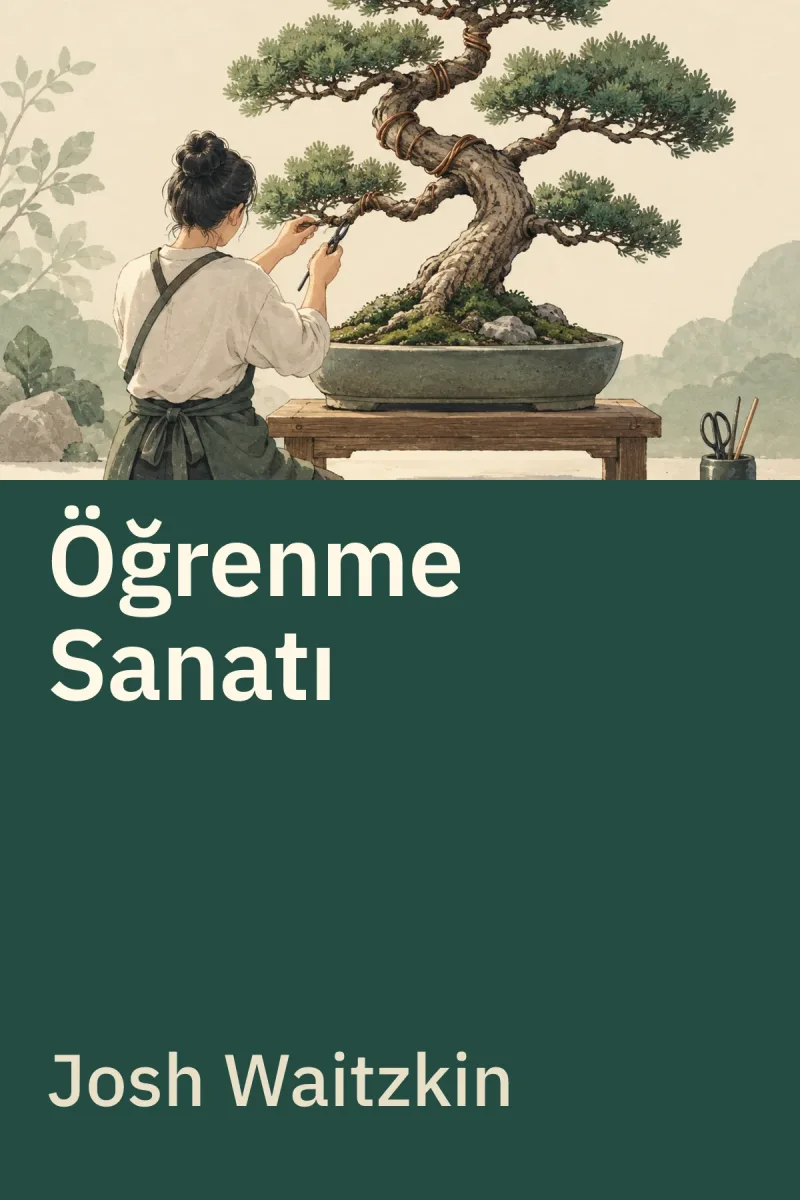 Öğrenme Sanatı — Josh Waitzkin özgün kitap illüstrasyonu