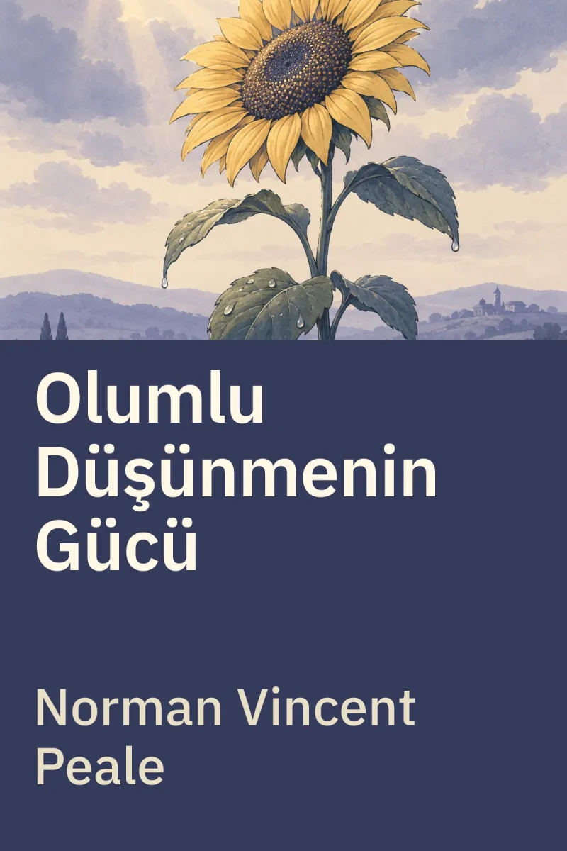 Olumlu Düşünmenin Gücü — Norman Vincent Peale özgün kitap illüstrasyonu
