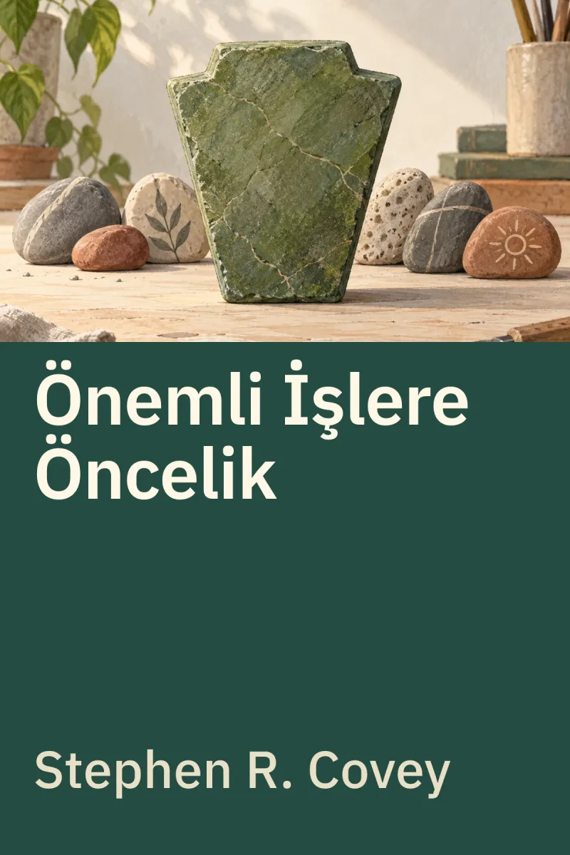 Önemli İşlere Öncelik — Stephen R. Covey, A. Roger Merrill, Rebecca R. Merrill özgün kitap illüstrasyonu