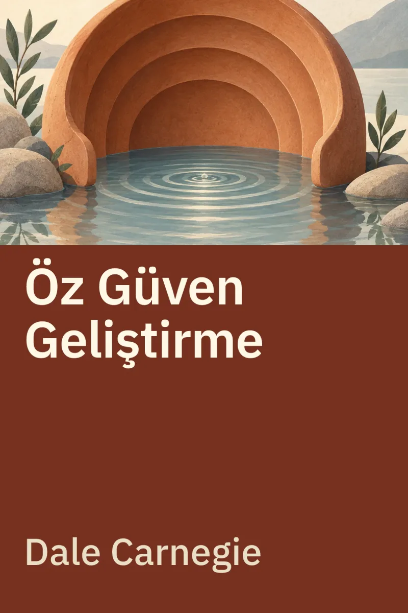 Öz Güven Geliştirme ve Topluluk Önünde Konuşarak İnsanları Etkileme Sanatı — Dale Carnegie özgün kitap illüstrasyonu