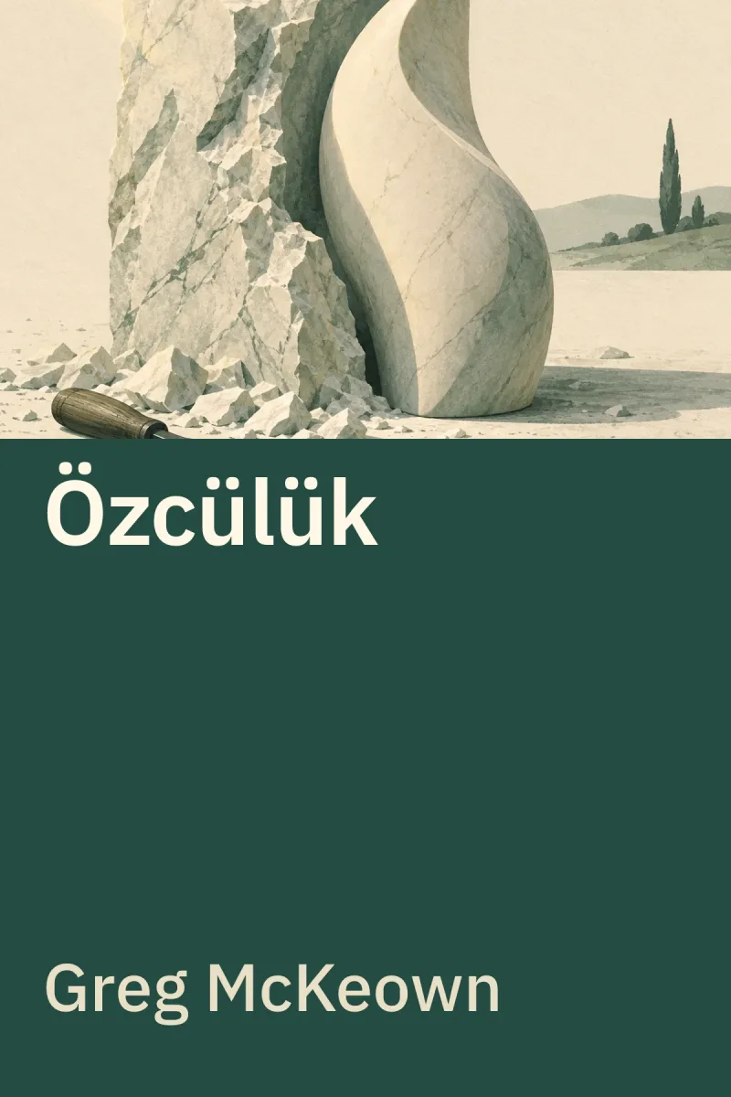 Özcülük — Greg McKeown özgün kitap illüstrasyonu