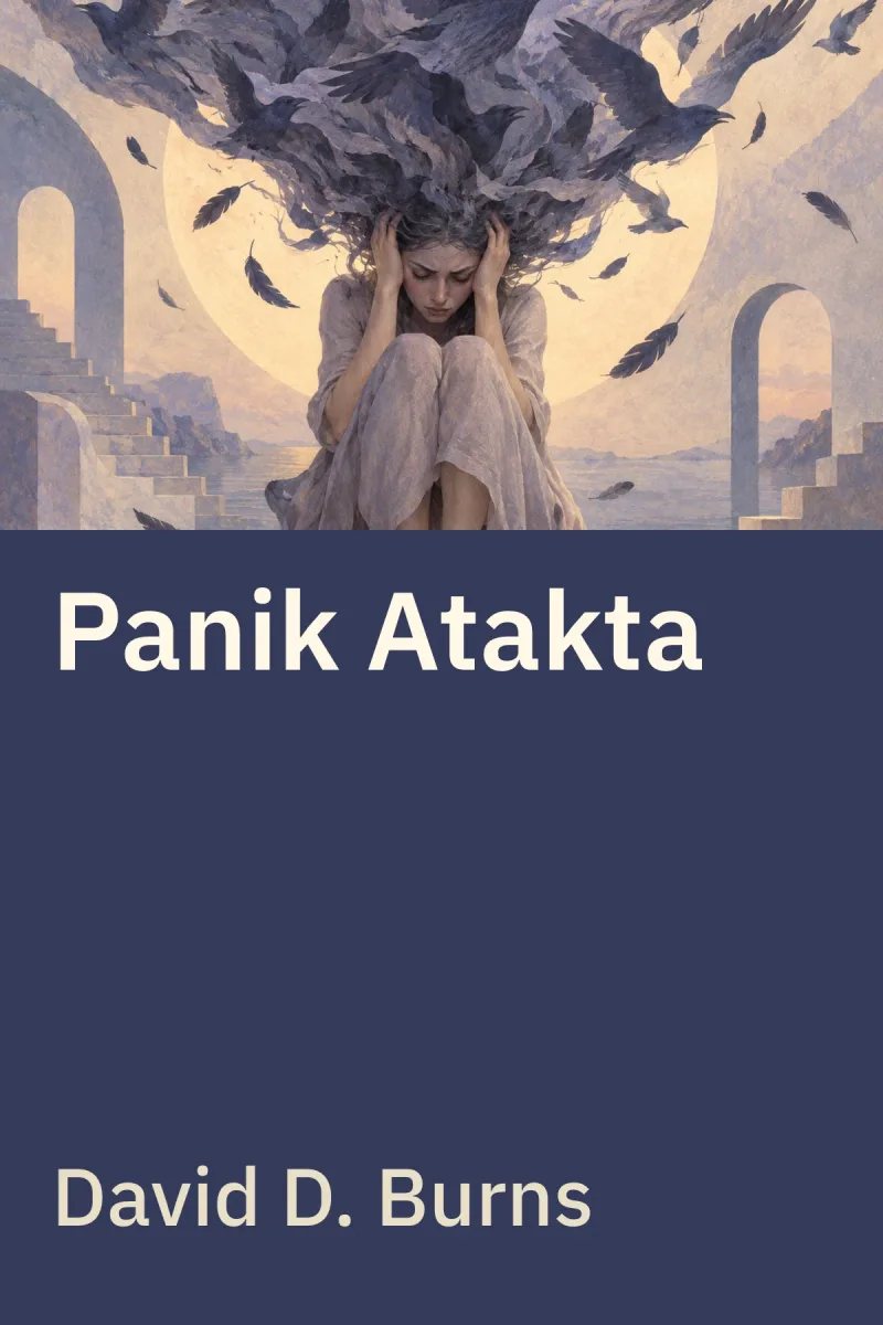 Panik Atakta — David D. Burns özgün kitap illüstrasyonu