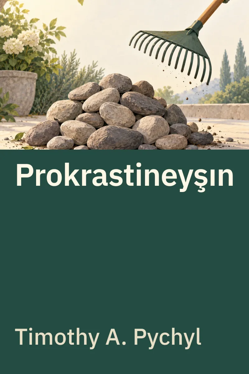 Prokrastineyşın — Timothy A. Pychyl özgün kitap illüstrasyonu