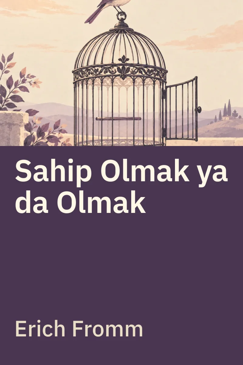 Sahip Olmak ya da Olmak — Erich Fromm özgün kitap illüstrasyonu