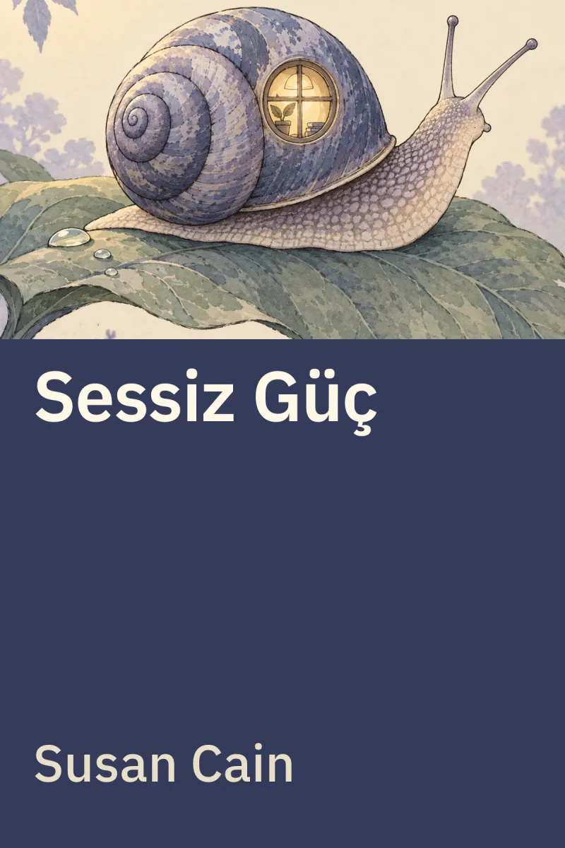 Sessiz Güç - Dışa Dönük Bir Dünyada İçe Dönük Bir Çocuk ve Genç Olmak — Susan Cain özgün kitap illüstrasyonu