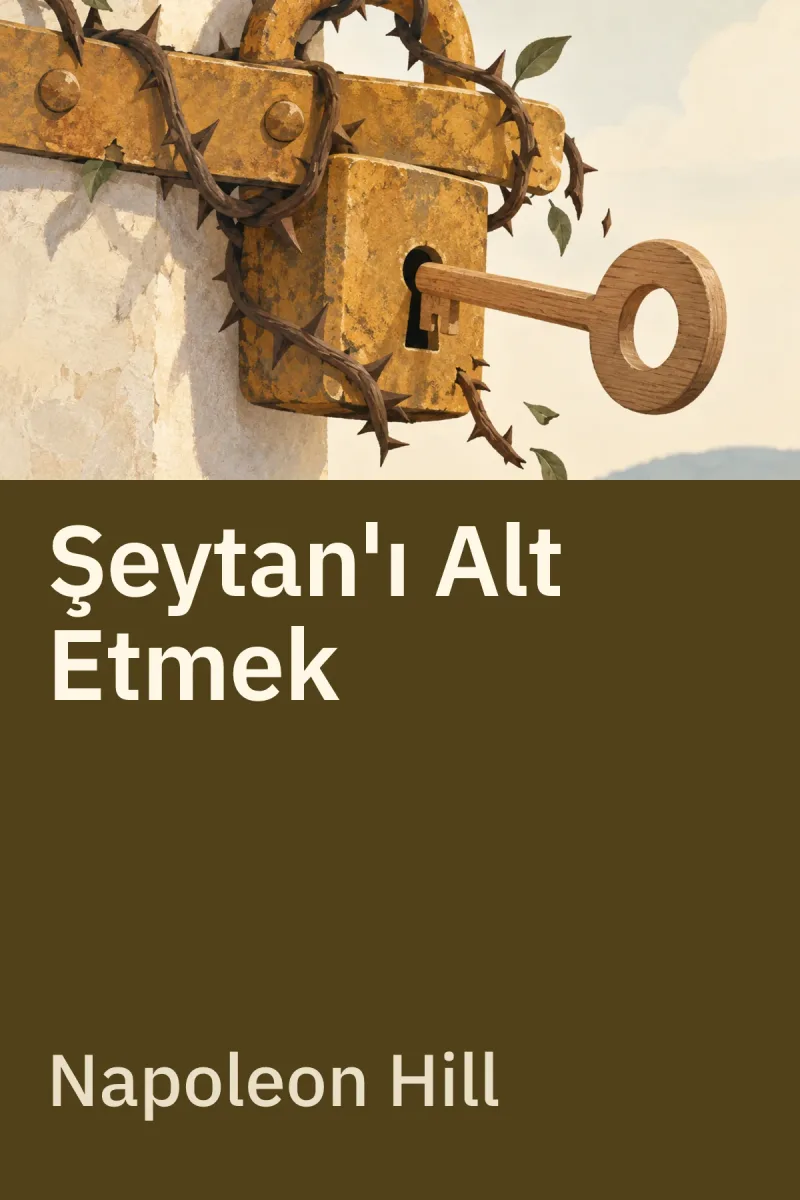 Şeytan'ı Alt Etmek - Özgürlüğe ve Başarıya Ulaşmanın Sırrı — Napoleon Hill özgün kitap illüstrasyonu