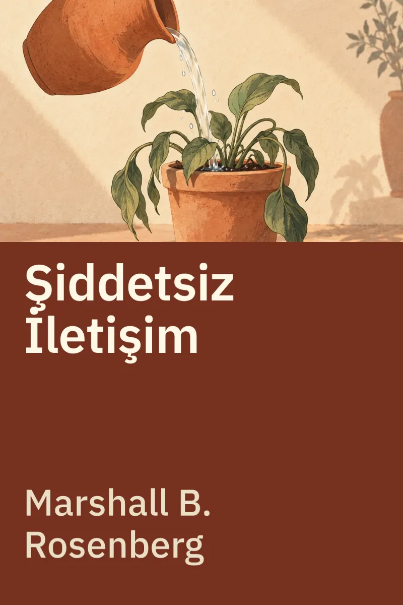 Şiddetsiz İletişim — Marshall B. Rosenberg özgün kitap illüstrasyonu