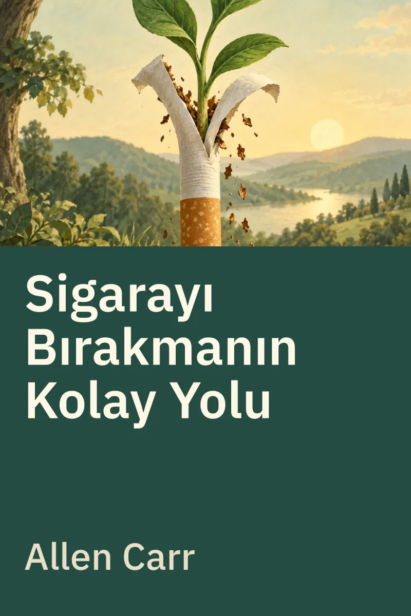 Sigarayı Bırakmanın Kolay Yolu — Allen Carr özgün kitap illüstrasyonu