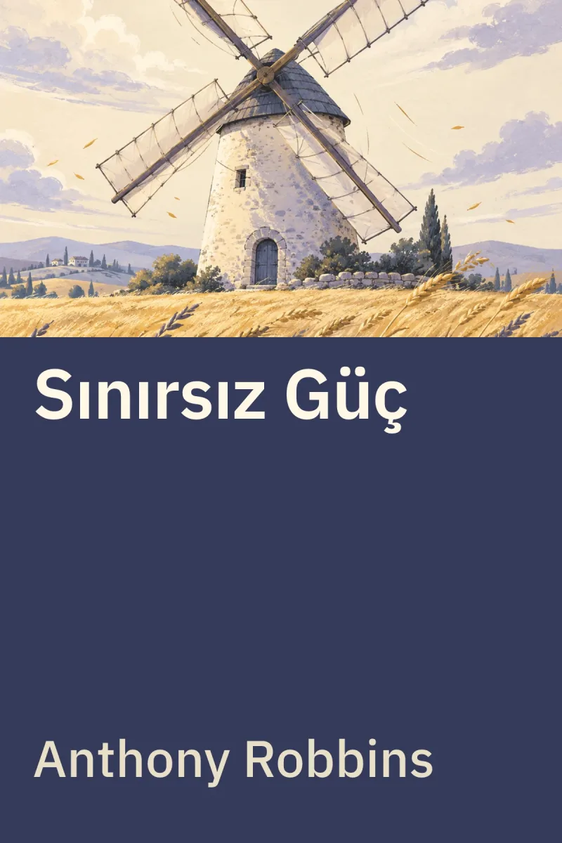 Sınırsız Güç - Kişisel Başarıda Zirveye Ulaşmanın Yolu — Anthony Robbins özgün kitap illüstrasyonu