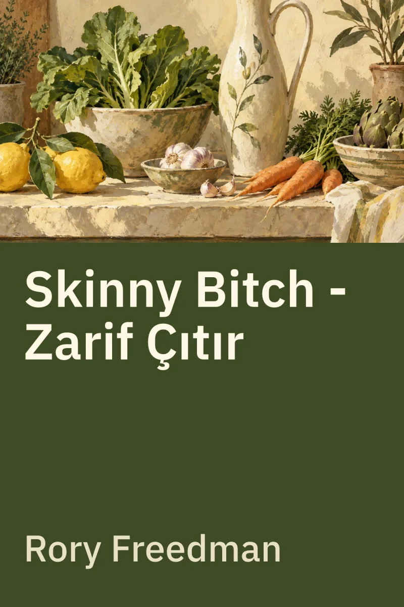Skinny Bitch - Zarif Çıtır — Rory Freedman özgün kitap illüstrasyonu