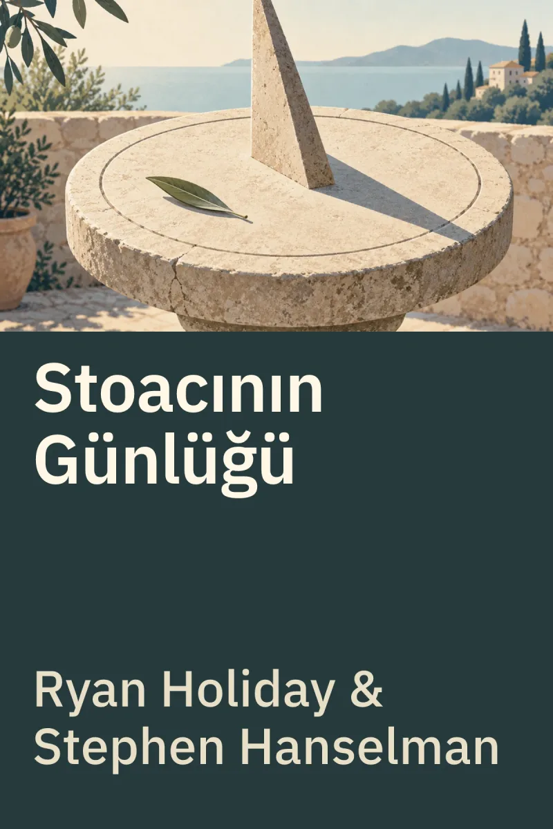 Stoacının Günlüğü — Ryan Holiday, Stephen Hanselman özgün kitap illüstrasyonu