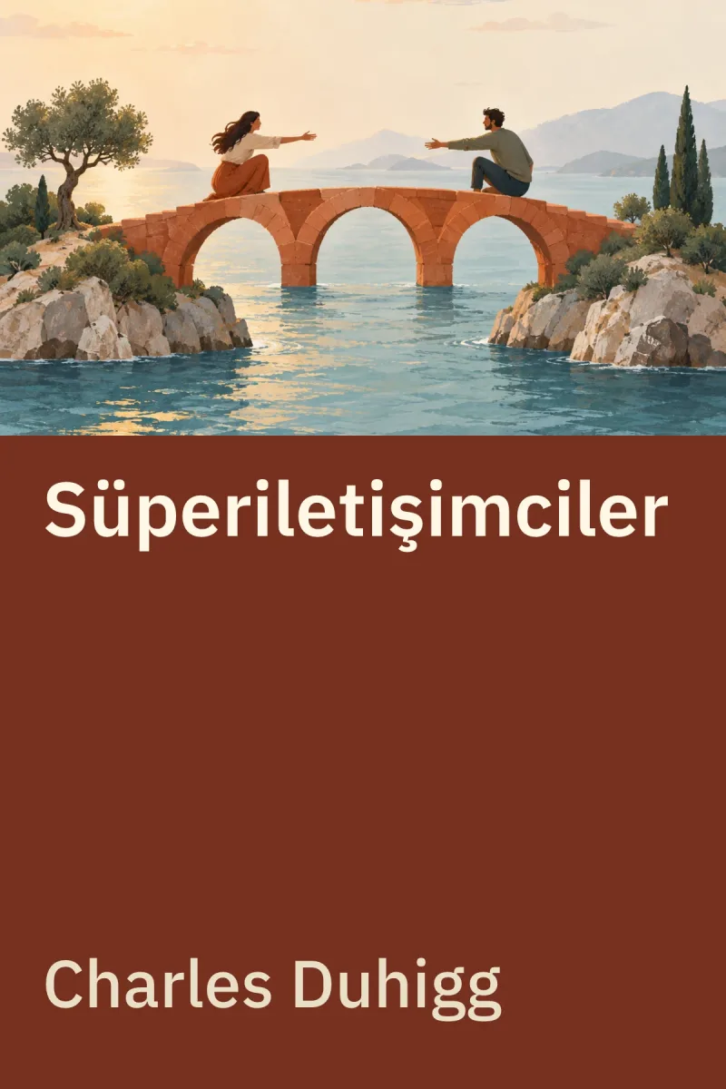 Süperiletişimciler - Bağlantının Gizli Dili Nasıl Çözülür? — Charles Duhigg özgün kitap illüstrasyonu