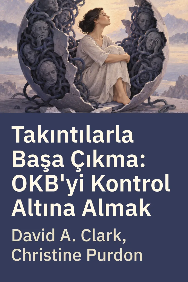 Takıntılarla Başa Çıkma: Obsesif Kompulsif Bozukluğunuzu Kontrol Altına Almanın Yolları — David A. Clark, Christine Purdon özgün kitap illüstrasyonu