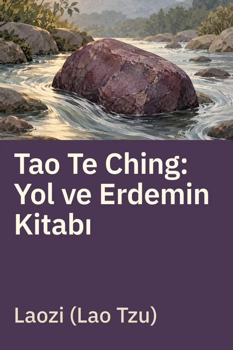 Tao Te Ching: Yol ve Erdemin Kitabı — Laozi (Lao Tzu) özgün kitap illüstrasyonu